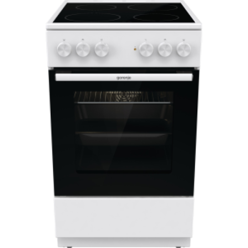 Голяма готварска печка  Gorenje GEC5A61WG, 70л, стъклокерамичен плот